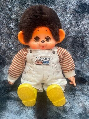Large Vintage Chicaboo Monchhichi Sleep Eyes 17 inches tall
Monkey Doll. RARE